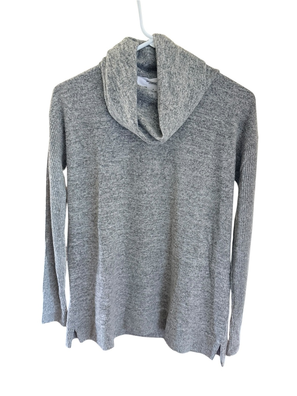 Workshop Republic Clothing Grey Cowl Neck Sweater NWT